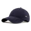Men's Cotton Solid Color Curved Brim Baseball Cap - Outdoor/Sun Hat for Spring & Summer