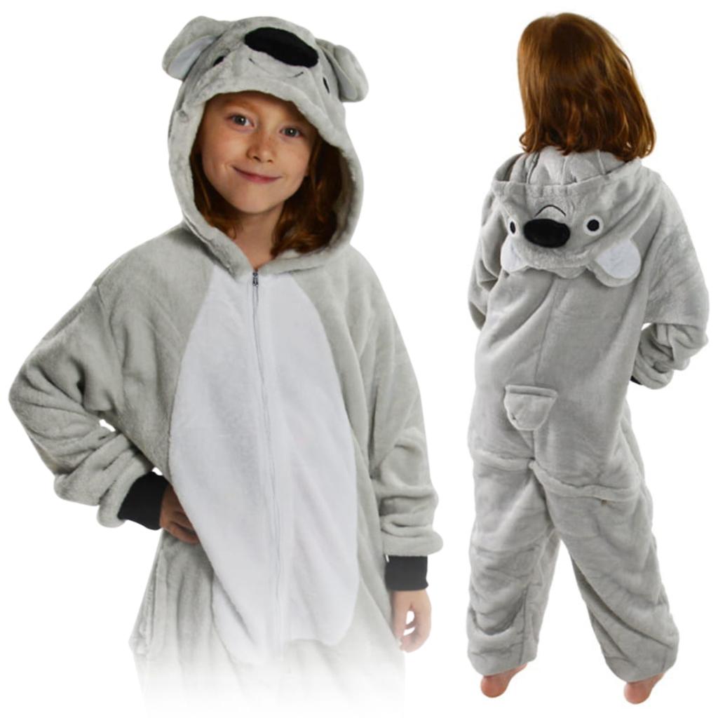 Piżama dziecięca kombinezon koala strój kigurumi świąteczny dziecięcy 146-152 Kombinezon dziecięcy 039pcN koala - 146-152