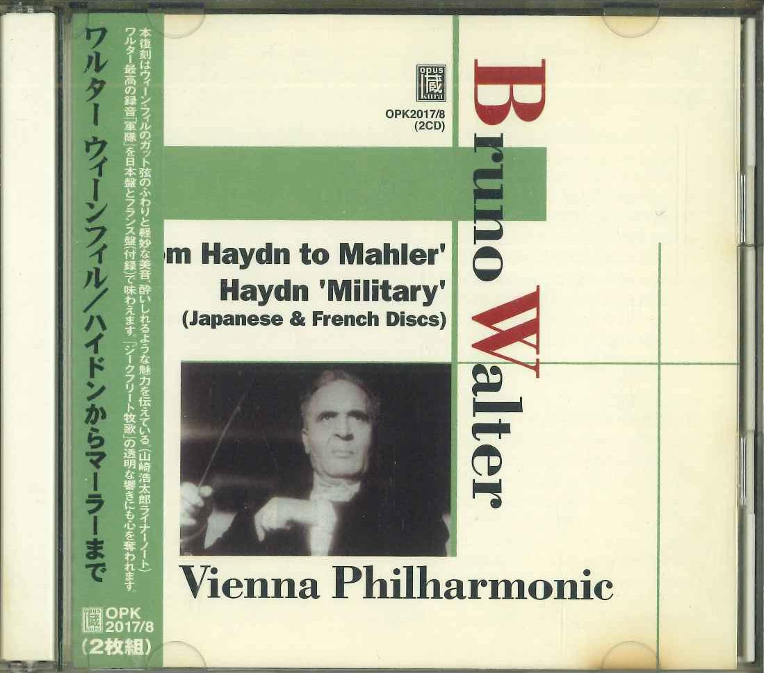 

CD WALTER VPO - From Haydn To Mahler OPK2017 OPUS Japan Obi Classical Used