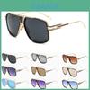 Elegant Square Clear Lens Vintage Plain Glasses With Sturdy Metal Frame Sunglasses Eyewear