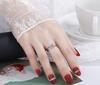 New   Copper Ring 5A Zircon Shining For Women Wedding Jewelry Engagement Charm Fashion High Quality Party Gifts