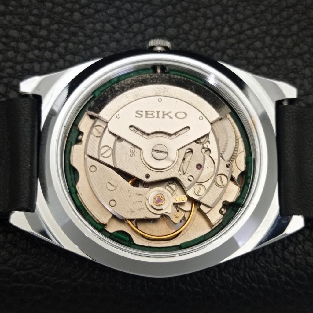 JAPAN VINTAGE REFURBISHED SEIKO 5 AUTOMATIC 6309A MENS WHITE WATCH A441724-1 Sk-a441724