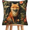 Art Deco William Morris Abstract Vintage Floral Fox Owl Throw PillowThrow Pillowcase Decoration Throw Pillowcase Abstract Cushion Cover Sofa Office