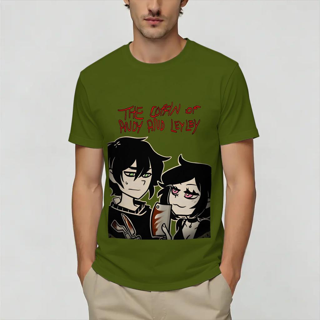 The Coffin Of Andy And Leyley T-shirt Unisex 100% Bomull Roliga T-shirts Rund Hals T-shirt Kortärmad Kläder Vuxen
