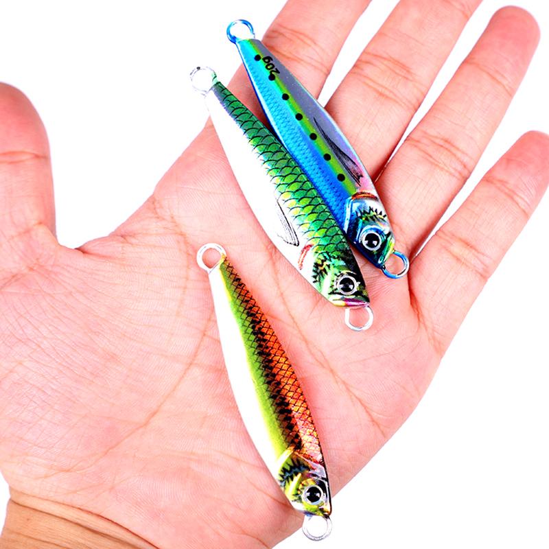 1Pcs7G10G15G Small Lead Fish 3D Printed Bait, Fishing Gear Bait, Metal Marine Biomimetic Bait