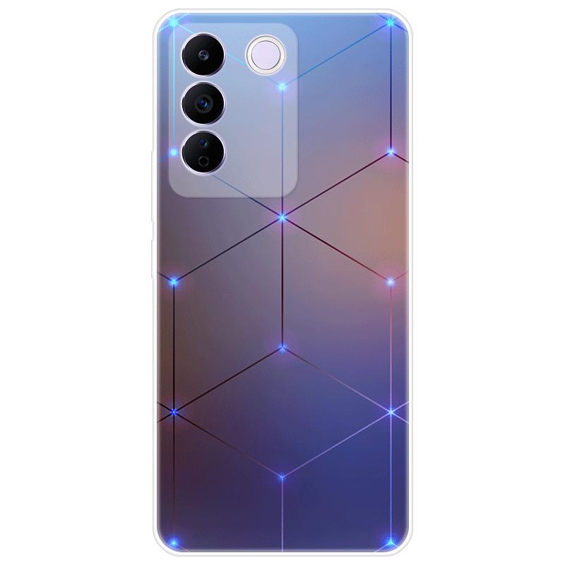For Vivo V27e V 27e Case Soft Silicone Back Cover Cartoon Phone Case Diversification