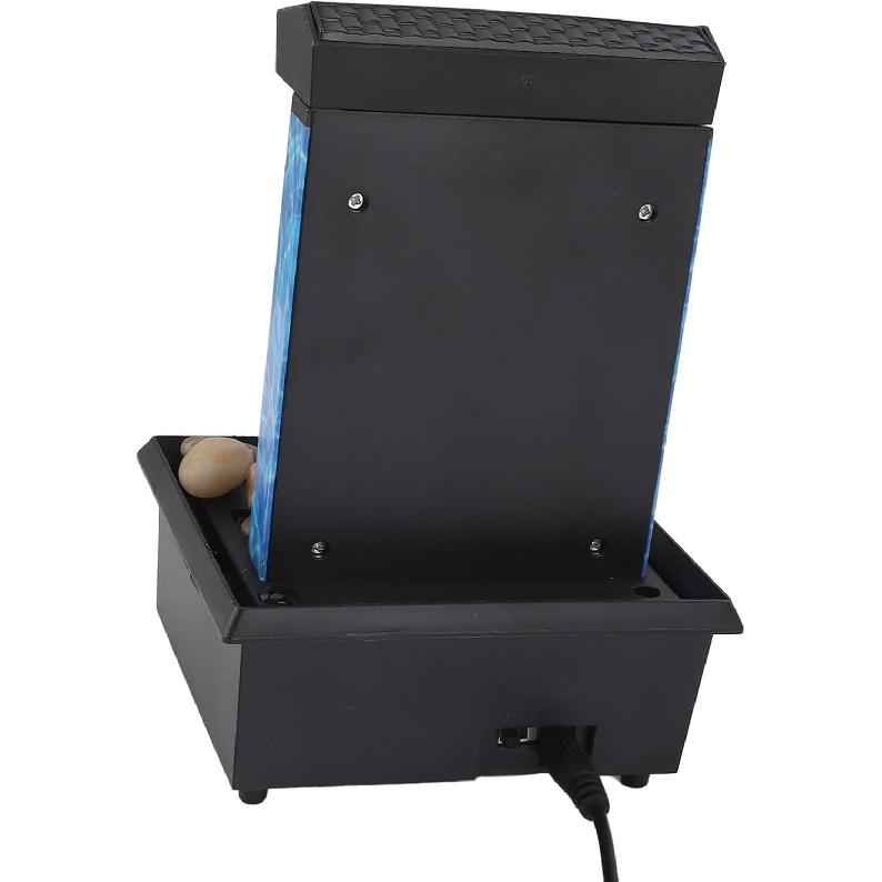 Мини-водопад, Речные камни, Светодиодные огни, Подсвеченный водопад, Настольный фонтан, Мини-фонтан, Водные фонтаны, Для помещений, Фонтан для релаксации со звуком, Украшение