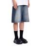 NAKEDBLOOD Bermuda Washed Denim Half Pants Blue