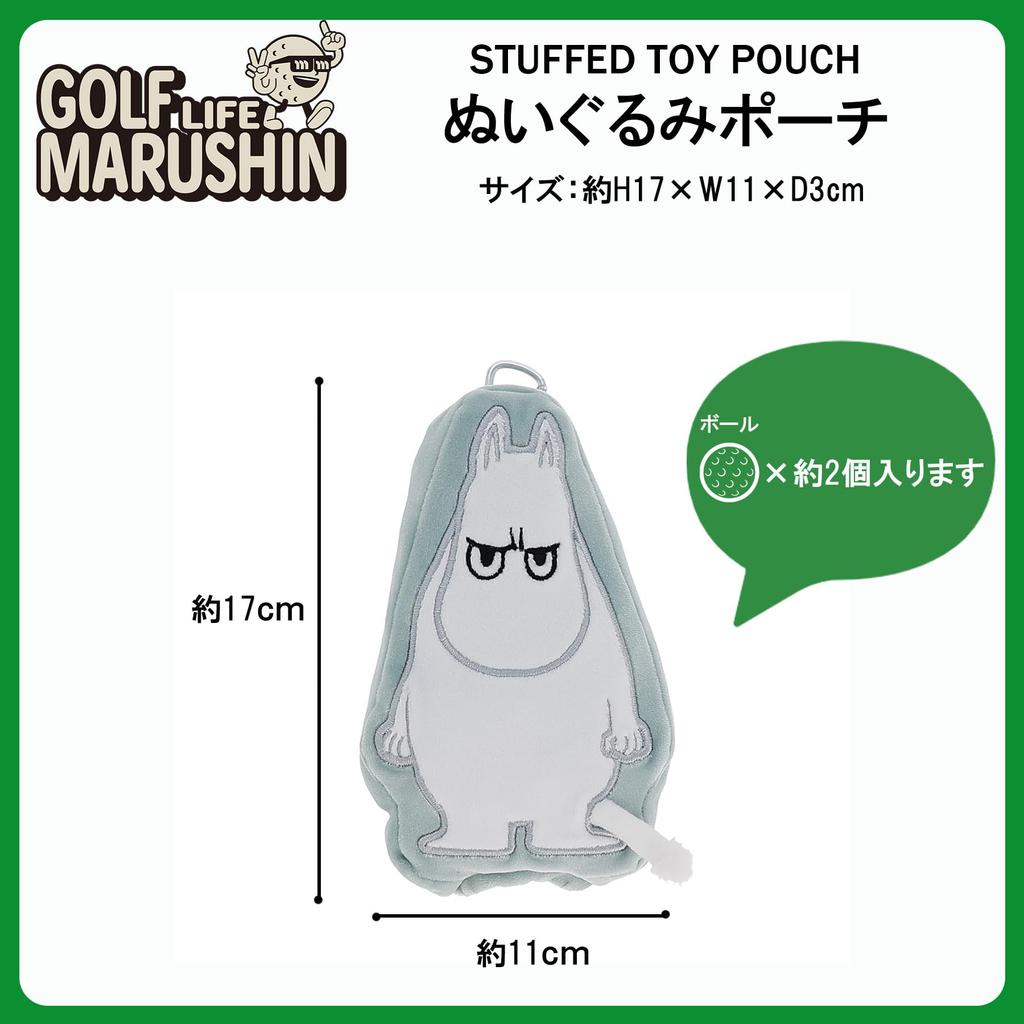 Marushin Golf Moomin 1525008800 Pouch, Design, Beginner's, Character,