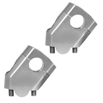 Styrforhøjere 40mm sølv Aluminium til styr med Ø 28mm 1 1/8"