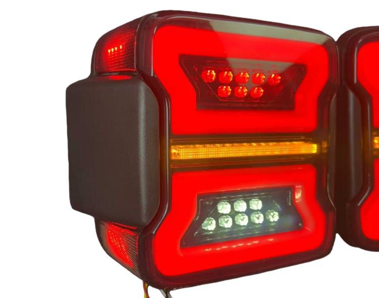 Compatible LED Taillights with Sequential Turn Signals for Jeep Wrangler JL/JK