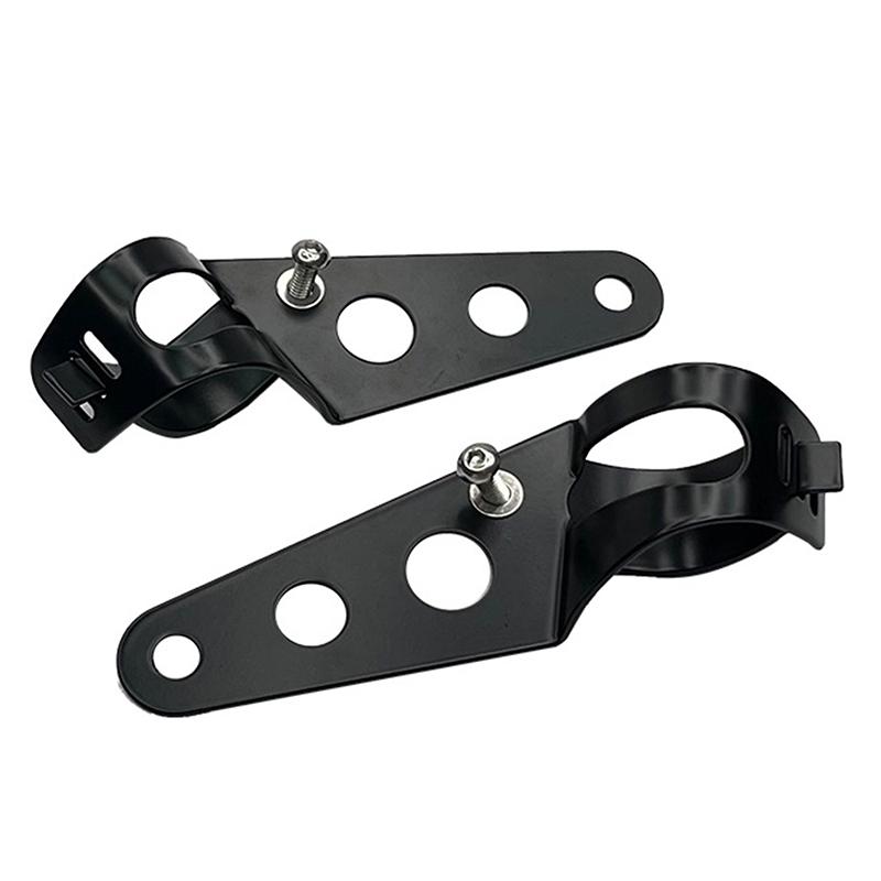 Universal 5.75" 7" Motorcycle Headlight Mount Bracket Fork Ear Chopper Headlamp Holder Clamp Adjustable Motor Fork Mount