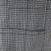 LANVIN 90s Old Check Pattern tailored jacket 46-54 Navy Ancon Men's Used