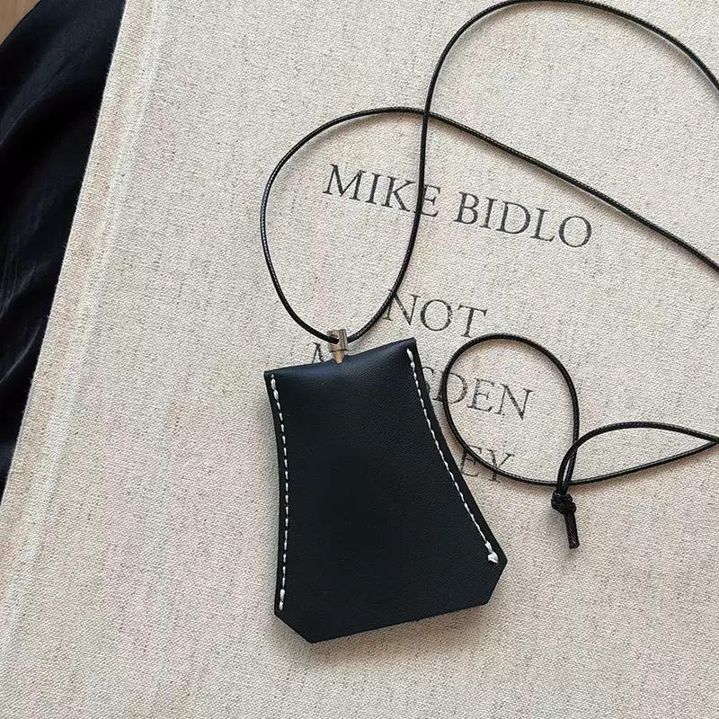 Magnetisk solbrillekjede i skinn: Kvinners multifunksjonelle oppbevaringskjede for briller og tilbehør