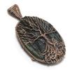 Tree Of Life Black Tourmaline Pendant, 999 Copper Wire Wrap Pendant Gemstone Jewelry, Handmade Pendant Amazing Jewelry, Gift For Her