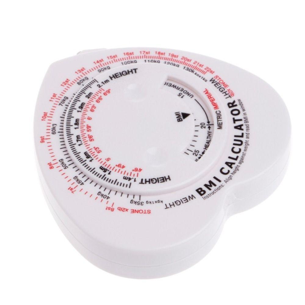 BMI Calculator Heart Shape Tape Accurate Measurement Tool New Body Measuring Tape