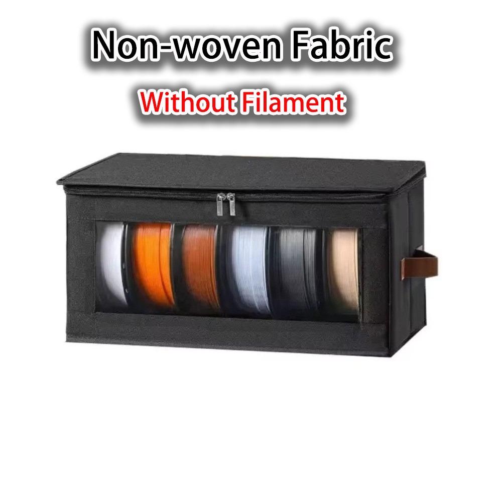 

Dustproof 3D Printing Filament Storage Box Visible Can Hold 6 Rolls of Filament Foldable Storage Bag Moisture-proof