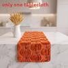 Halloween Table Runner With Embroidered Pumpkin Design For Dining Room Decor
