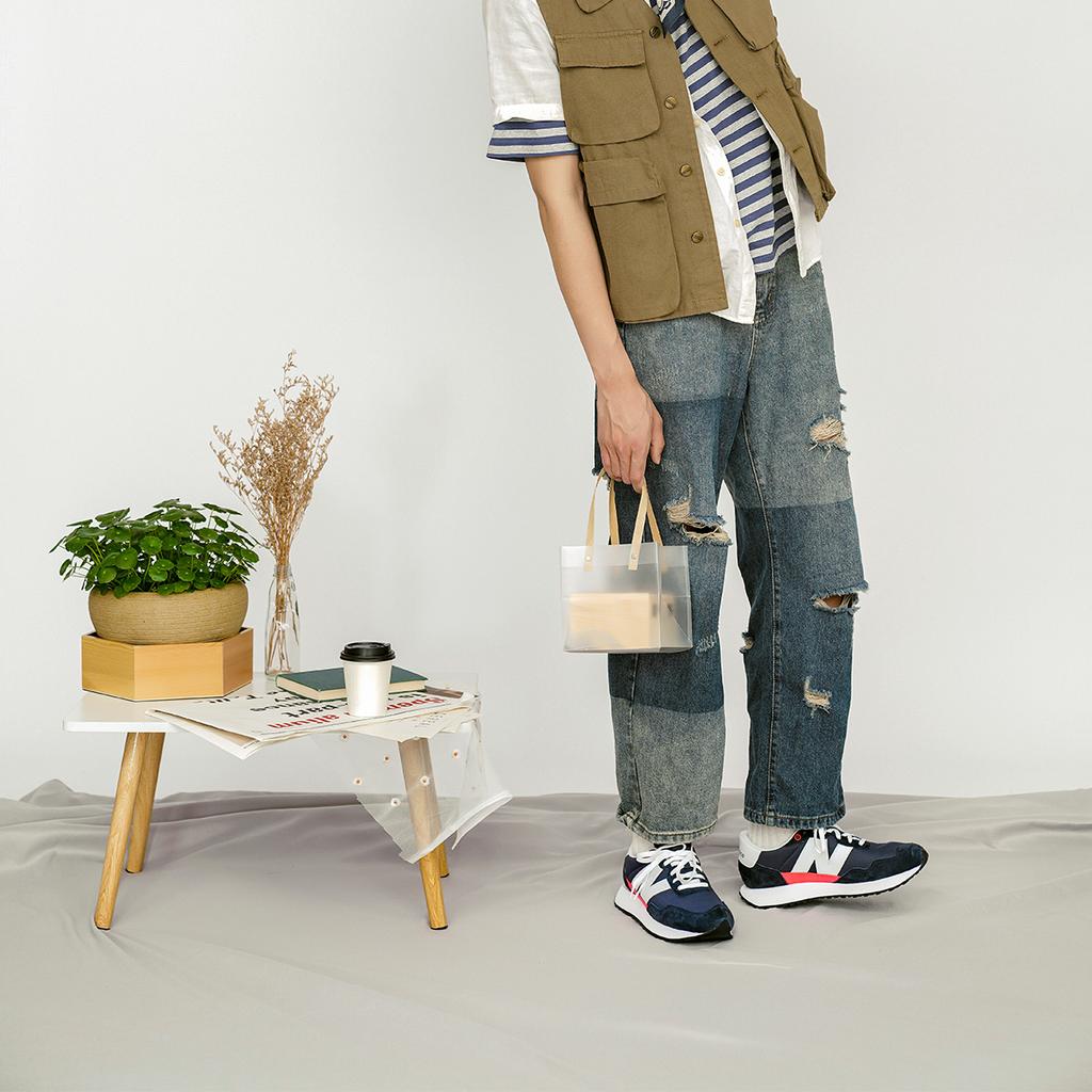 New Balance Niko And  Nb 237 Retro Sports Suede Fabric Synthetic Leather Low Top Casual Running Shoes Unisex sneaker Gray Blue White MS237VC1