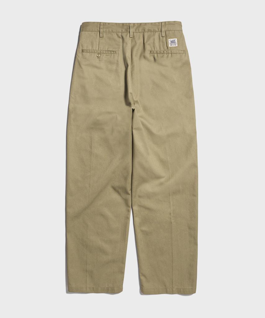 Beulonseun 1970S Straight-Leg Work Pants Khaki