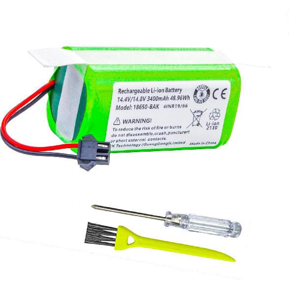 New Replacement Battery for Proscenic 850T 850P Neatsvor X500 X520 X600 Ultenic D5/ D5S Pro Series Robot Vacuum Cleaner 14.4V 3400mAh
