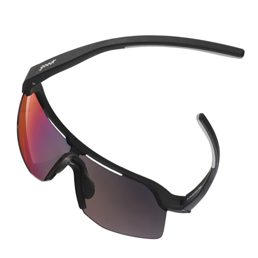 Goodr Sonnenbrillen Serie Leicht Polarisierte Gläser UV-Schutz Polarisierte Farbgläser Spiegelgläser Laufen Sport Angeln Wandern Marathon Camping