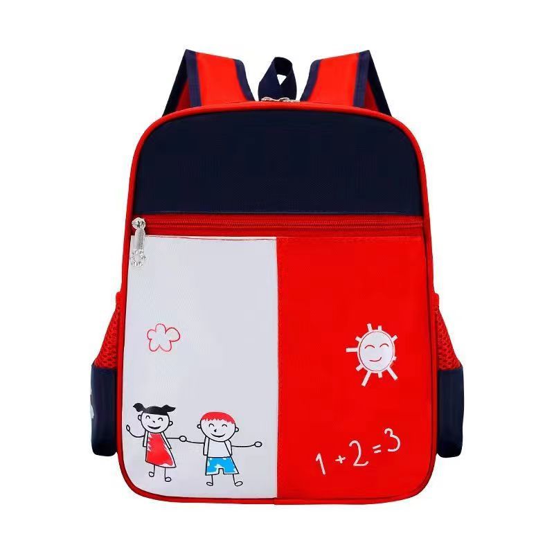 Children's bag cartoon kindergarten schoolbag cute girls preschool middle and large class breathable boys backpack