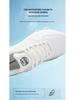2024 White Low-Top Basketball Shoes: Non-Slip, Wear-Resistant with Shock-Absorbing Popcorn Sole & Rubber Patches for Men