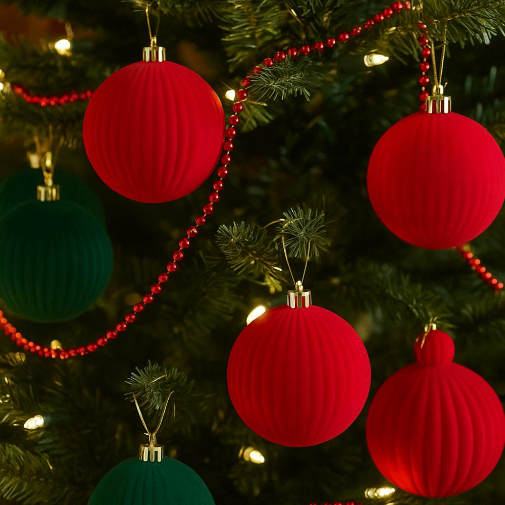 4pcs Delicate Christmas Ball Pendant Creative Xmas Tree Hanging Ornament  New Year