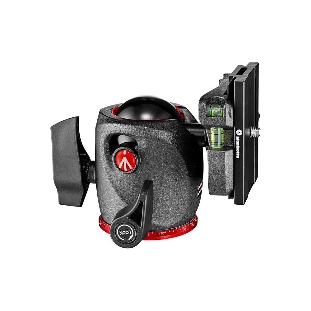 Manfrotto XPRO Ball Head, Arca-Swiss Compatible, MSQ6PL, with Quick Release Plate, Friction Control, 15kg Load Capacity, for Tripods, Photography Equi