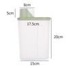 Food Grade Rice Storage Container BPA Free Sealed Canister with Measuring Cup for Grains Nuts Flour Kitchen Storage