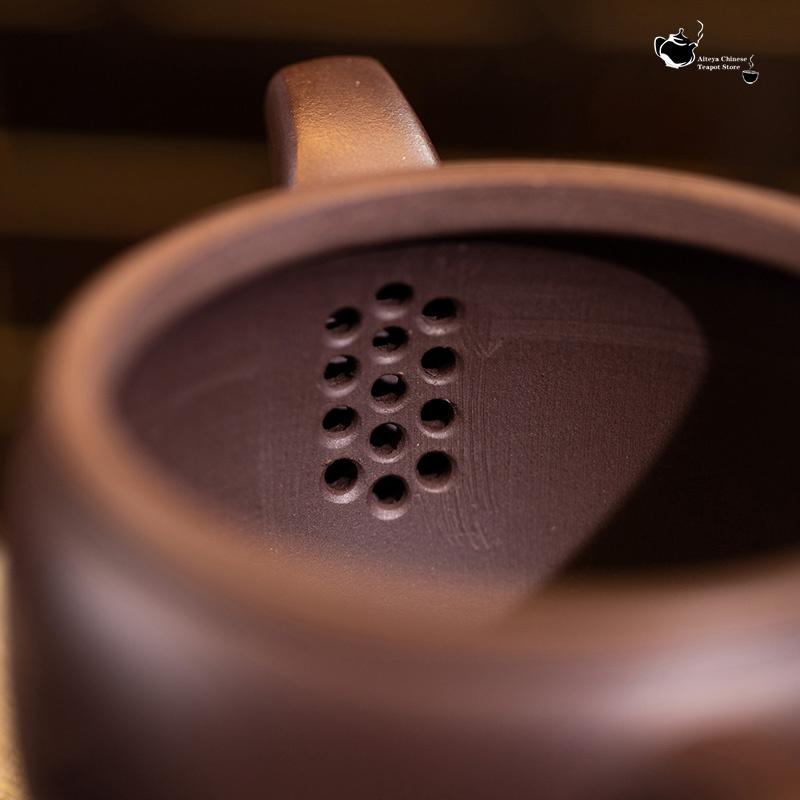 210 ml Yixing Purple Clay ceainic minereu brut noroi violet Ruyi Han oală de țiglă de uz casnic kung fu set de ceai filtru de ceai chinezesc