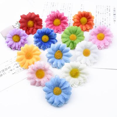 Artificial Flowers Christmas Decorations for Home Vase Table Wedding Decorative Wreaths Silk Little Daisy Diy Gift Box Scrapbook