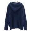 BAREFOOT DREAMS Long sleeve knit Zip hoodie M Navy blue Fluffy jacket Men's Used