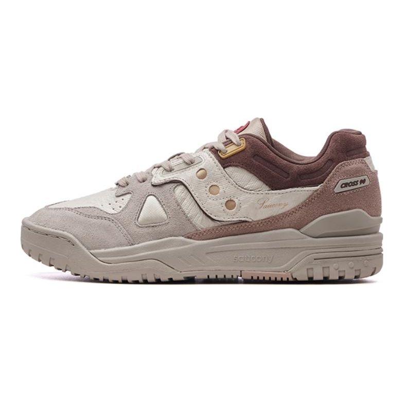 SAUCONY Cross 90 Retro Rutschfest Langlebig Low Top Sneakers Unisex Sneakers Braun S79035-13(S-BOX)