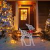 2025 Christmas New Outdoor Decoration Led Light Iron  Deer Horticulture Lawn Decoration  Outdoor Christmas Decoration
