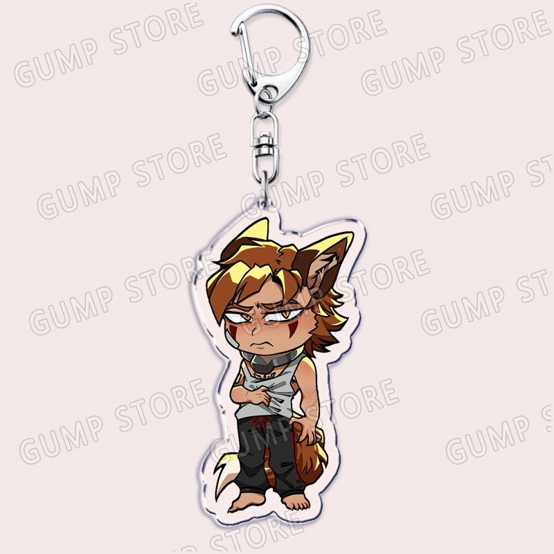Game YKMET Boyfriend To Death Keychain for Accessories Cute Pet Strade Ren Lawrence Keyring Jewelry Friends Fans Gamers Gifts