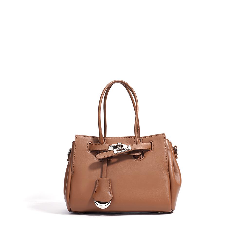 New Handbag Niche Design Large Capacity Leather Shoulder Messenger Bag Women's Commuter Versatile Women's Bag