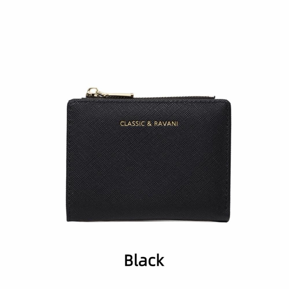 Card Pocket PU Coin Purse Coin Pouch Short Wallet Elegant Card Holders Clutch  Lady Gift