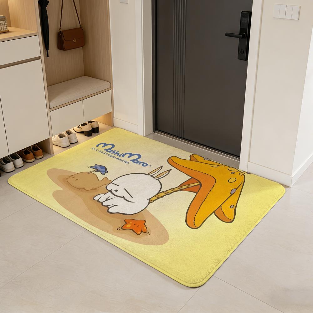 

Anime M-MashiMaro Floor Mat Flannel Door Mat Non-Slip Absorbent Washable Indoor Home Rug 40x60cm