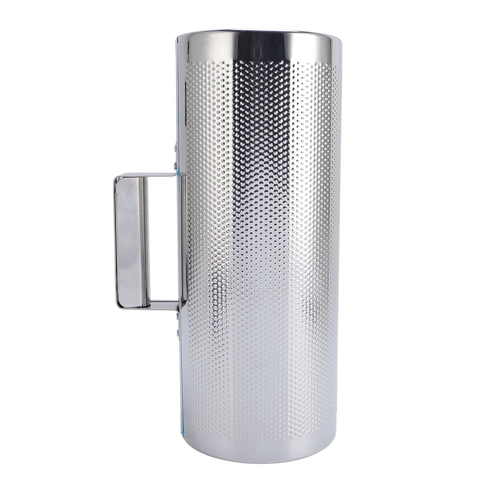 

Guiro Instrument 32x13cm Open Design Stainless Steel Guiro Shaker with Scraper for Jazz Band Concert Stage Performance