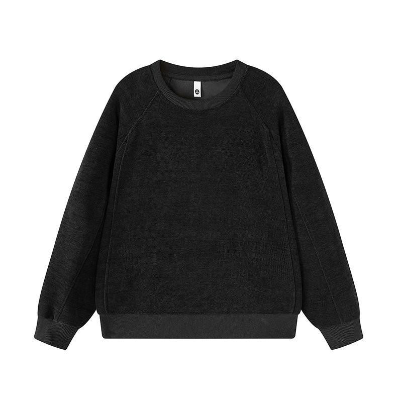 Mens Trendy Vintage Crewneck Sweatshirt Loose Fit Casual Fashion Long Sleeve Outdoor Daily Wear