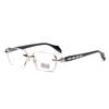 Unisex Rimless Anti-Blue Light Photochromic Glasses for Reading & Myopia