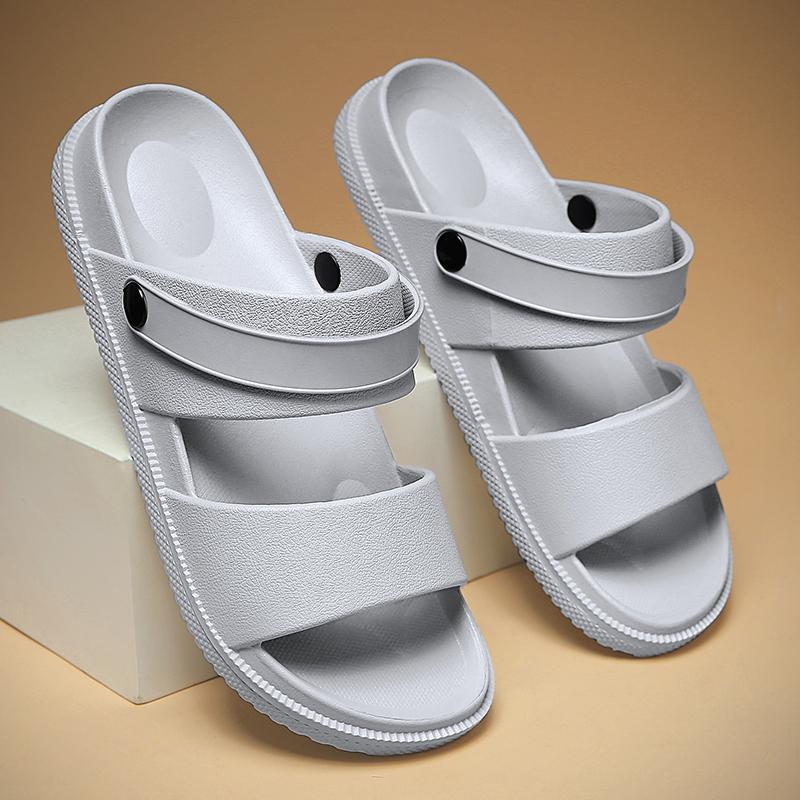 Fashion Men Sandals Summer Leisure Beach Holiday Outdoor Male Comfortable Casual Sandals New Non-slip Outdoor Soft Bottom Indoor Slipper