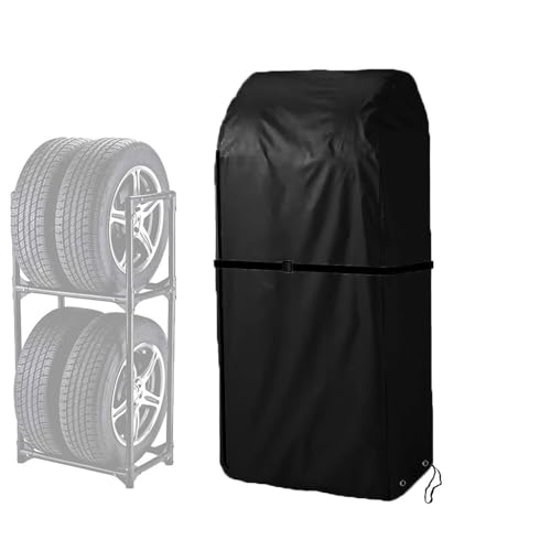 

COVERGROUP Чехол для стеллажа для шин, Уличный, Водонепроницаемый, Толстый 420D, Для стандартных автомобилей, 4 шины, Хранение, Чехол для шин, Предотвращает загрязнение и износ, Ra