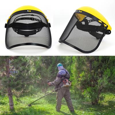 Casque de sécurité Visière Écran de protection Forestier Visage pour Tronçonneuse Travaux de cour