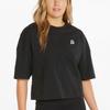PUMA Drop Shoulder Sleeve T Shirt Women's Black 536932-01