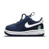Nike Force 1 Toggle SE TD Peace Baby Sneakers Blue Midnight-Navy Lime-Glow DB1819-400