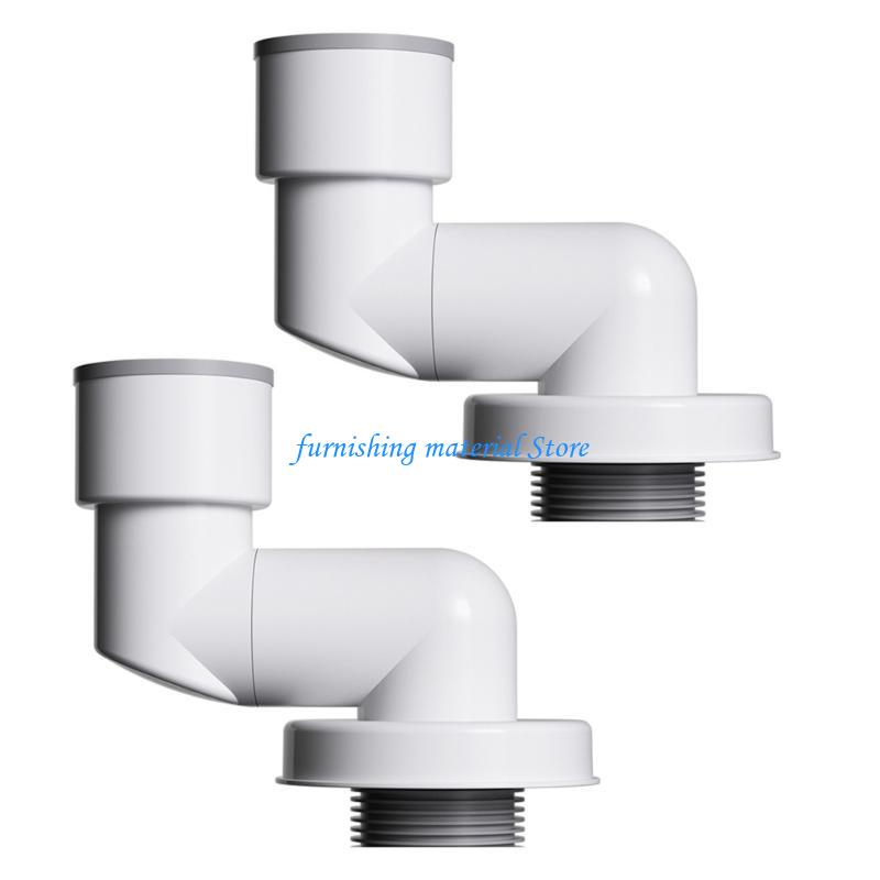 Y5GD Pack of 2 Adjustable Silicone Drain Seal Not Odor Pipe Rings Long Service Silicone Seal for Household Sinks & Showers