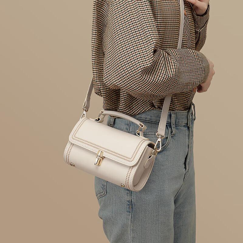 YUYULA Leather Handbag, Women's Crossbody Bag, Stylish Shoulder Bag, Mini Purse